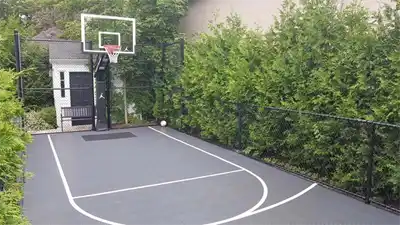 Small Backyard Court in Toronto