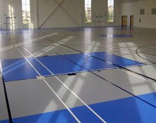Poured Rubber Floors can be customized